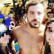 Ο Γιώργος με φανς στη Σκιάθο - 14 Αυγούστου 2017 Φωτογραφία: eirenelazarou Instagram