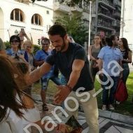 Ο Γιώργος στην Πλατεία Αριστοτέλους - 24 Σεπτεμβρίου 2017 Φωτογραφία: danos_ga Facebook