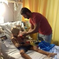 Ο Γιώργος επισκέπτεται το Νοσοκομείο Παίδων "Αγία Σοφία" - 30 Αυγούστου 2017 Φωτογραφία: Κωστας Φιλιππου Facebook
