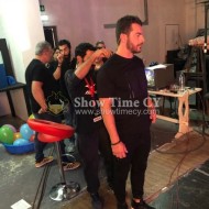 Ο Γιώργος στα παρασκήνια της εκπομπής "The Λούης Night Show" στην Κύπρο - 24 Οκτωβρίου 2017 Φωτογραφία: showtimecy,com