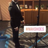 Ο Γιώργος στο γύρισμα για τα digital videos της εταιρείας NAK - 13 Δεκεμβρίου 2017 Φωτογραφία: nakshoes Instagram