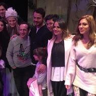 Ο Γιώργος μαζί με συμπαίκτες του στο θέατρο ΤΡΙΑΝΟΝ όπου παρακολούθησαν την παράσταση "Η νεράιδα του φεγγαριού" που πρωταγωνιστούσε η Σάρα - 10 Ιανουαρίου 2018 Φωτογραφία: gspaliaras Instagram