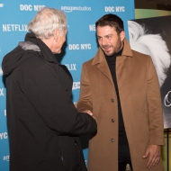 Ο Γιώργος μαζί με τον ηθοποιό Victor Garber στην πρεμιέρα του ντοκιμαντέρ "Olympia" στο Φεστιβάλ Ντοκιμαντέρ της Νέας Υόρκης - 11 Νοεμβρίου 2018 Φωτογραφία: Lou Aguilar flickr