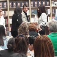 Ο Γιώργος κατά τη διάρκεια της παρουσίασης του βιβλίου του στο κατάστημα Public του Nicosia Mall στην Κύπρο - 31 Μαΐου 2019 Φωτογραφία: evie_085 Instagram