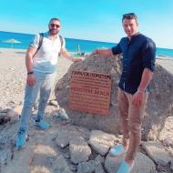 Ο Γιώργος στην Κρήτη μαζί με τον φίλο του Σήφη όπου βρέθηκε με αφορμή την παρουσίαση του βιβλίου του στο Ηράκλειο - 23 Ιουνίου 2019 Φωτογραφία: shfhs_i_g IG