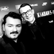 Ο Γιώργος και ο Ιωάννης Απέργης στην avant premiere της ταινίας Χαλβάη 5-0 στην Αθήνα - 27 Ιανουαρίου 2020 Φωτογραφία: ioannisapergis_ Instagram