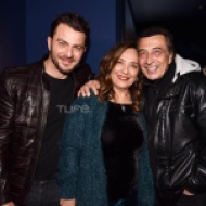 Ο Γιώργος μαζί με τον Αντύπα και τη σύζυγό του στο πάρτι έκπληξη για τα γενέθλιά του - 8 Ιανουαρίου 2020 Φωτογραφία: Πέτρος Χόντος - TLife